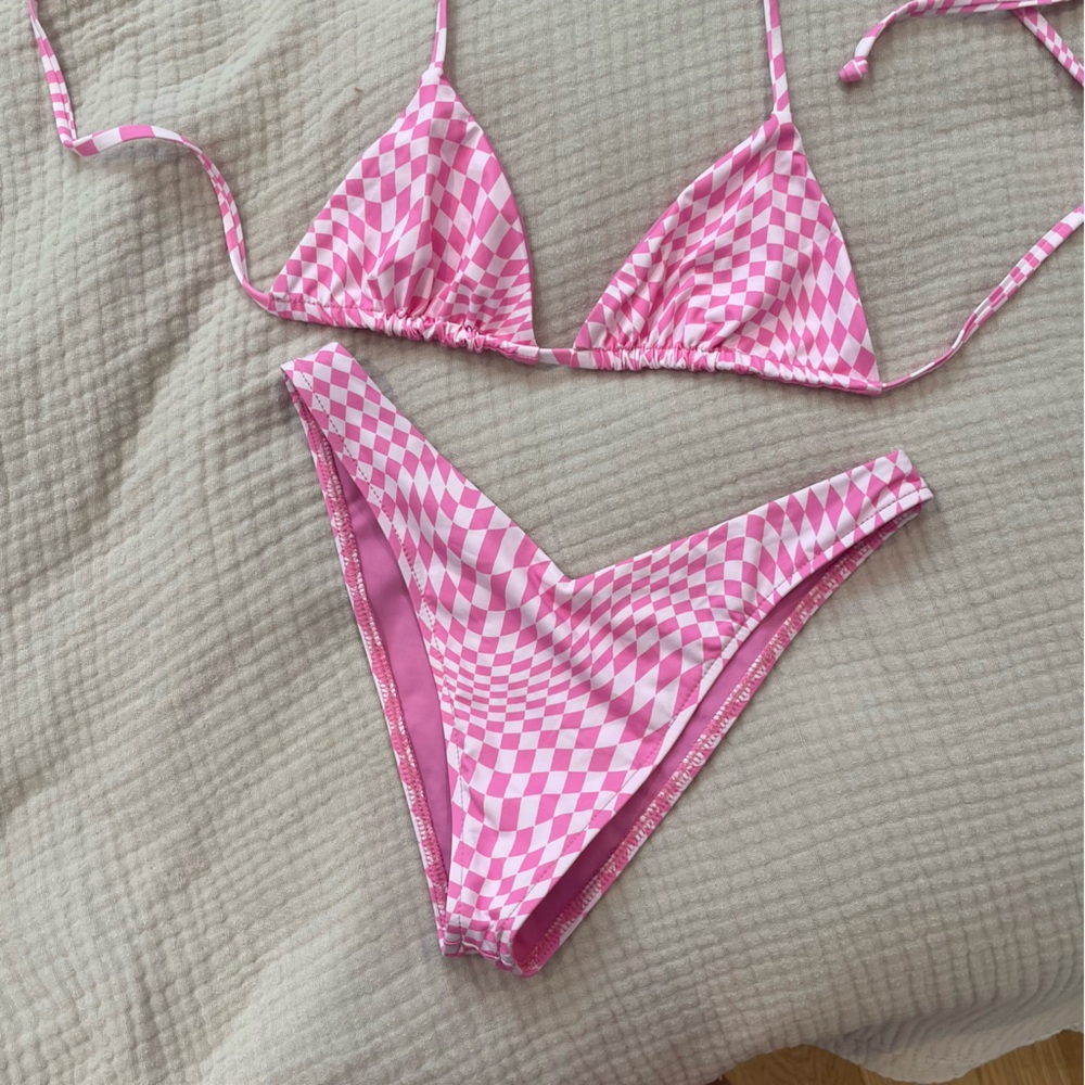 Pink bikini